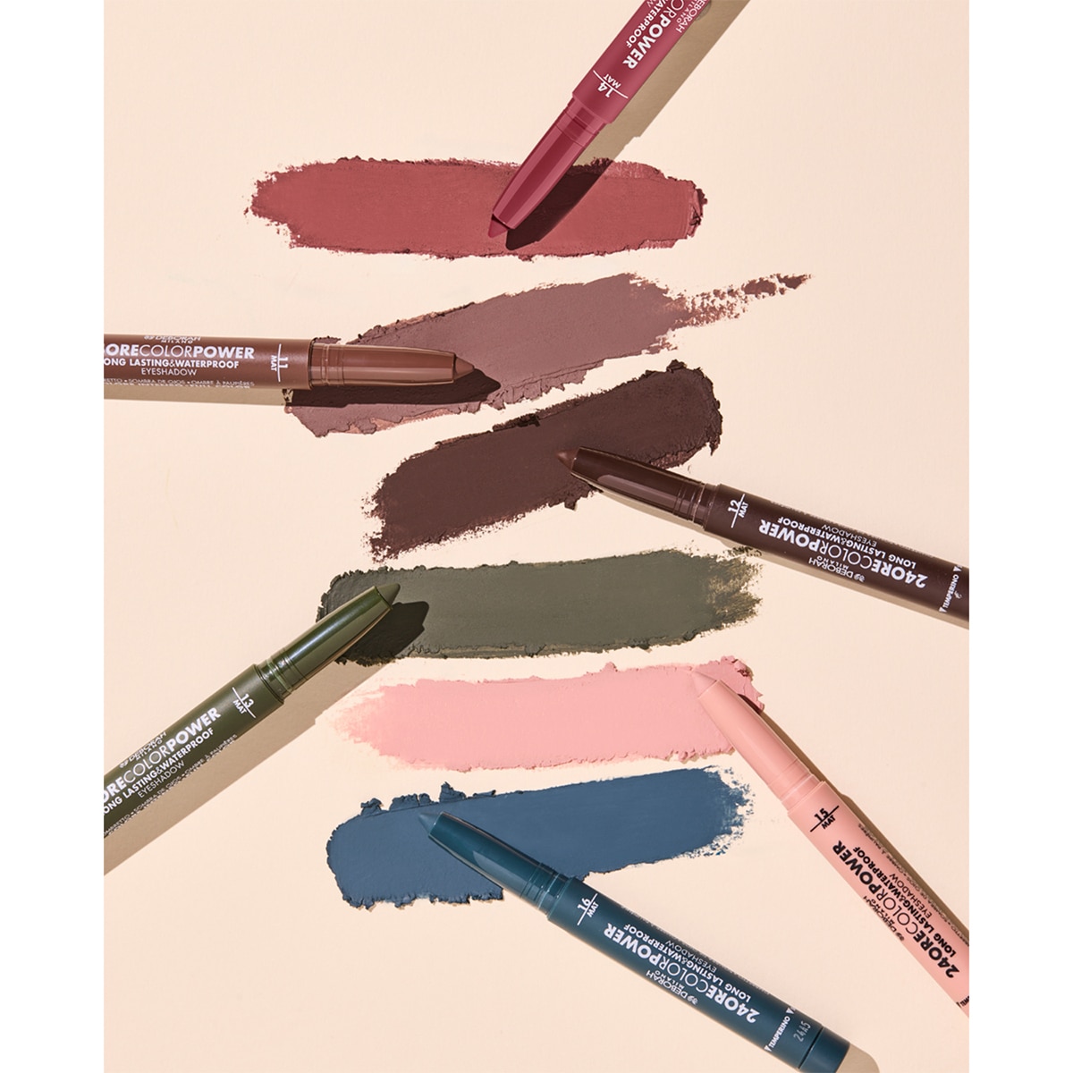 DEBORAH DEBORAH Deborah Milano 24Ore Color Power Uzun Süre Kalıcı & Suya Dayanıklı Stick Far Brown 1 of 4