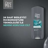  DOVE MEN DOVE MEN Dove Men +Care Eucalyptus + Mint Duş Jeli 400 ml  1 of 11 