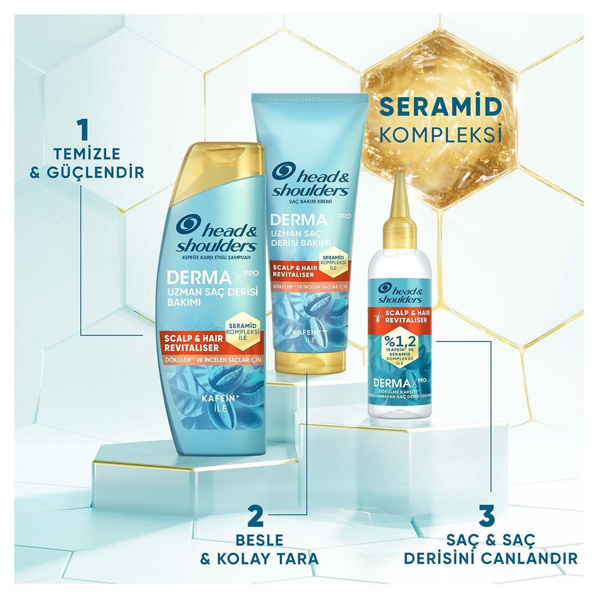  HEAD&SHOULDERS HEAD&SHOULDERS Head&Shoulders Dermaxpro Scalp Saç Serumu 145 ml  1 of 10 