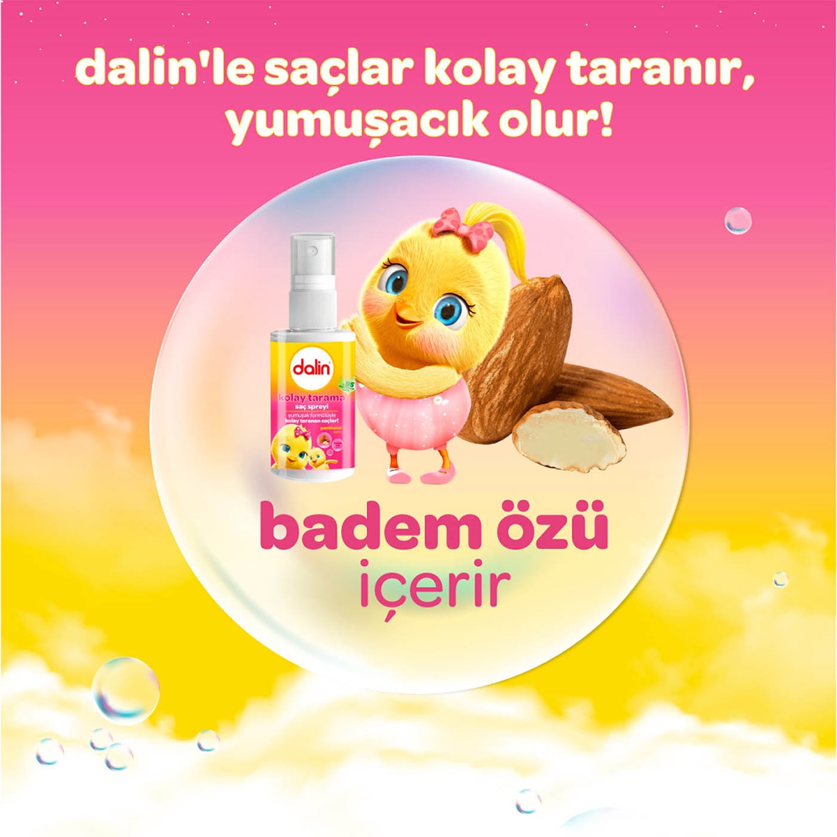 DALİN DALİN Dalin Badem Özlü Kolay Tarama Spreyi 50 ml  1 of 6 