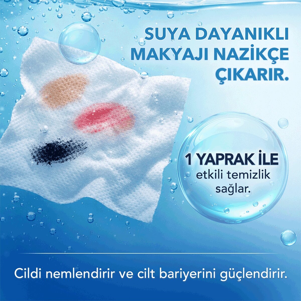  PURE BEAUTY PURE BEAUTY Pure Beauty Ceramoist Makyaj Temizleme Mendili 20 Adet  1 of 6 
