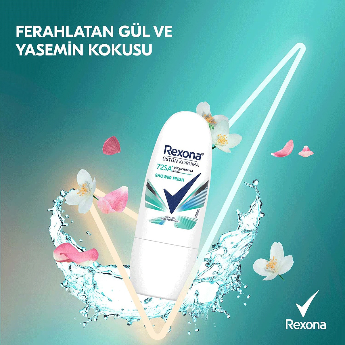  REXONA REXONA Rexona Shower Fresh Mini Roll On 25 ml + 25 ml  1 of 8 
