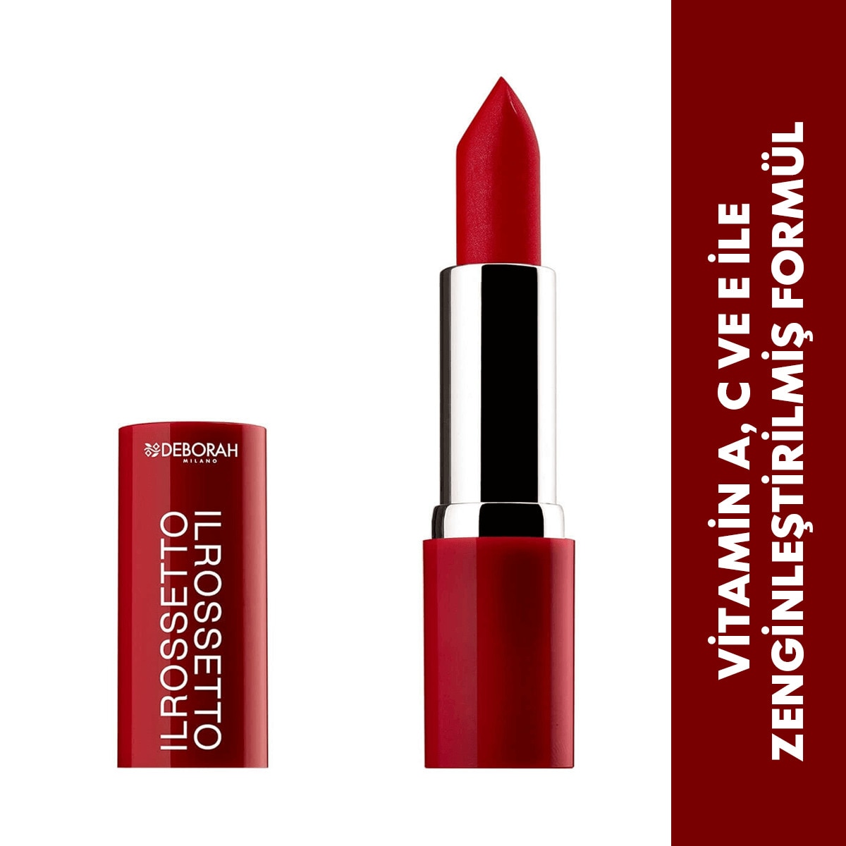 DEBORAH DEBORAH Deborah Milano Il Rossetto Classic Ruj No: 816 Iconic Red 1 of 2
