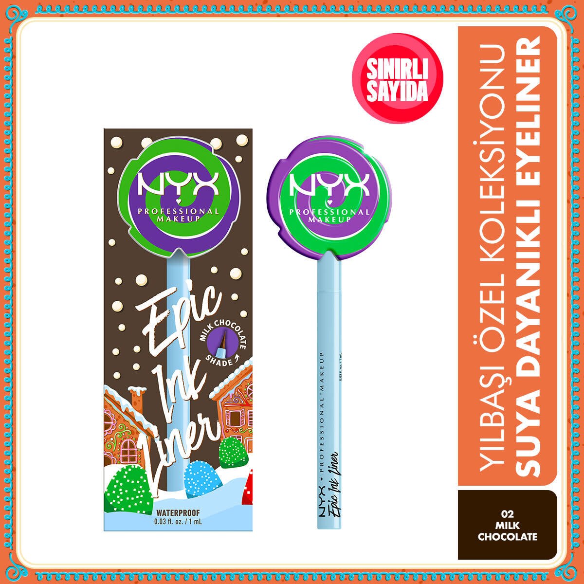 NYX NYX Nyx Holiday 25 Candy Swirl Liner Milk Chocolate 1 of 1 Nyx Holiday 25 Candy Swirl Liner Milk Chocolate