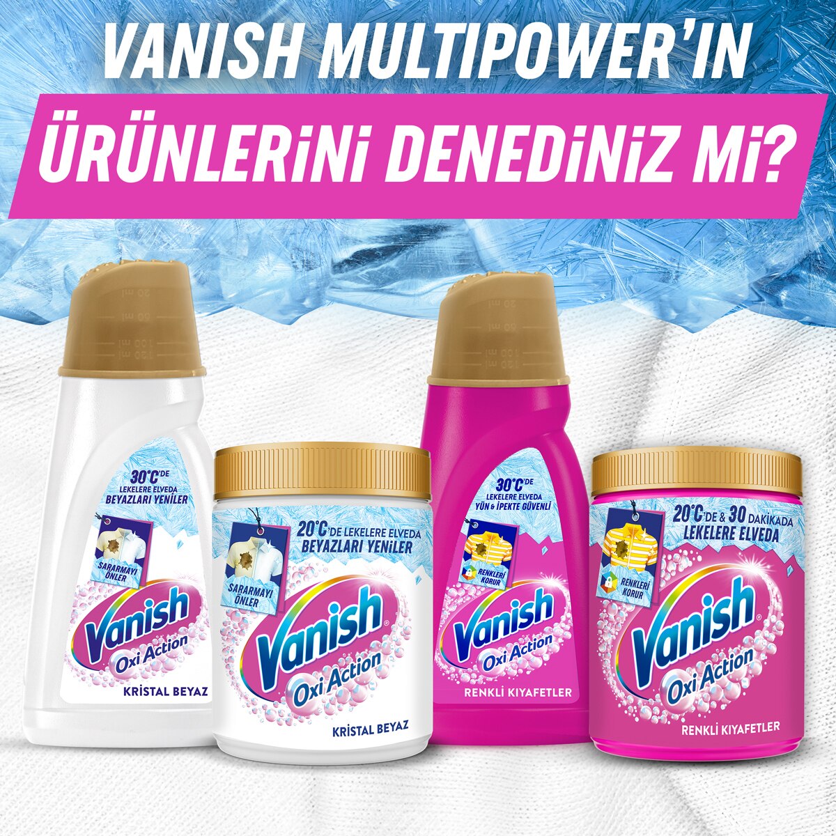  VANISH VANISH Vanish Oxi Action 3ü 1 Arada Leke Çıkarıcı Sprey 500 ml  1 of 9 