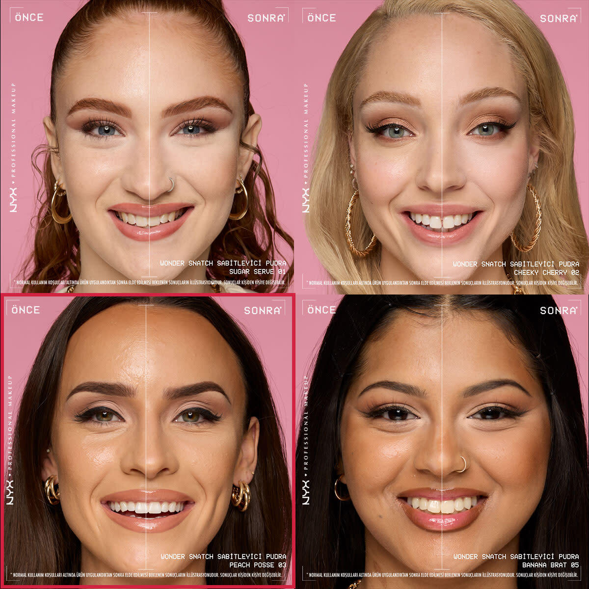 NYX NYX Nyx Professional Makeup Wonder Snatch Sabitleyici Pudra Banana Brat 1 of 10