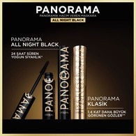 L’Oreal Paris Panorama Hacim Veren Maskara All Night Black Siyah