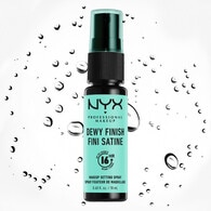  NYX NYX Nyx Professional Make Up Setting Spray Dewy Finish Mini  1 of 5 