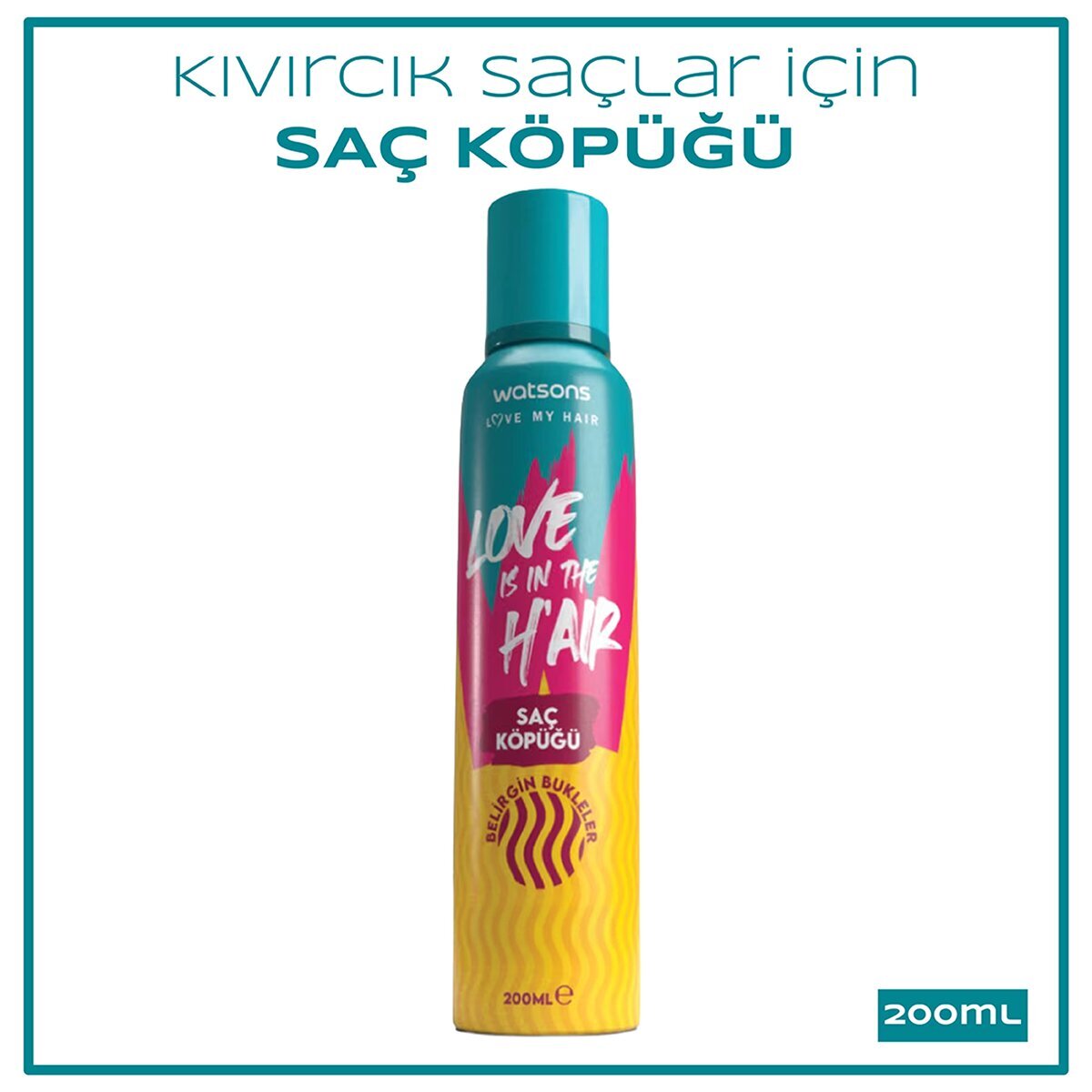 WATSONS WATSONS Watsons Saç Köpüğü Bukle Belirginleştirici 200 ml 1 of 4