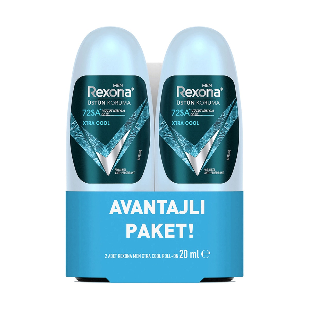 REXONA REXONA Rexona Extra Cool Erkek Mini Roll on 25 ml + 25 ml 1 of 8