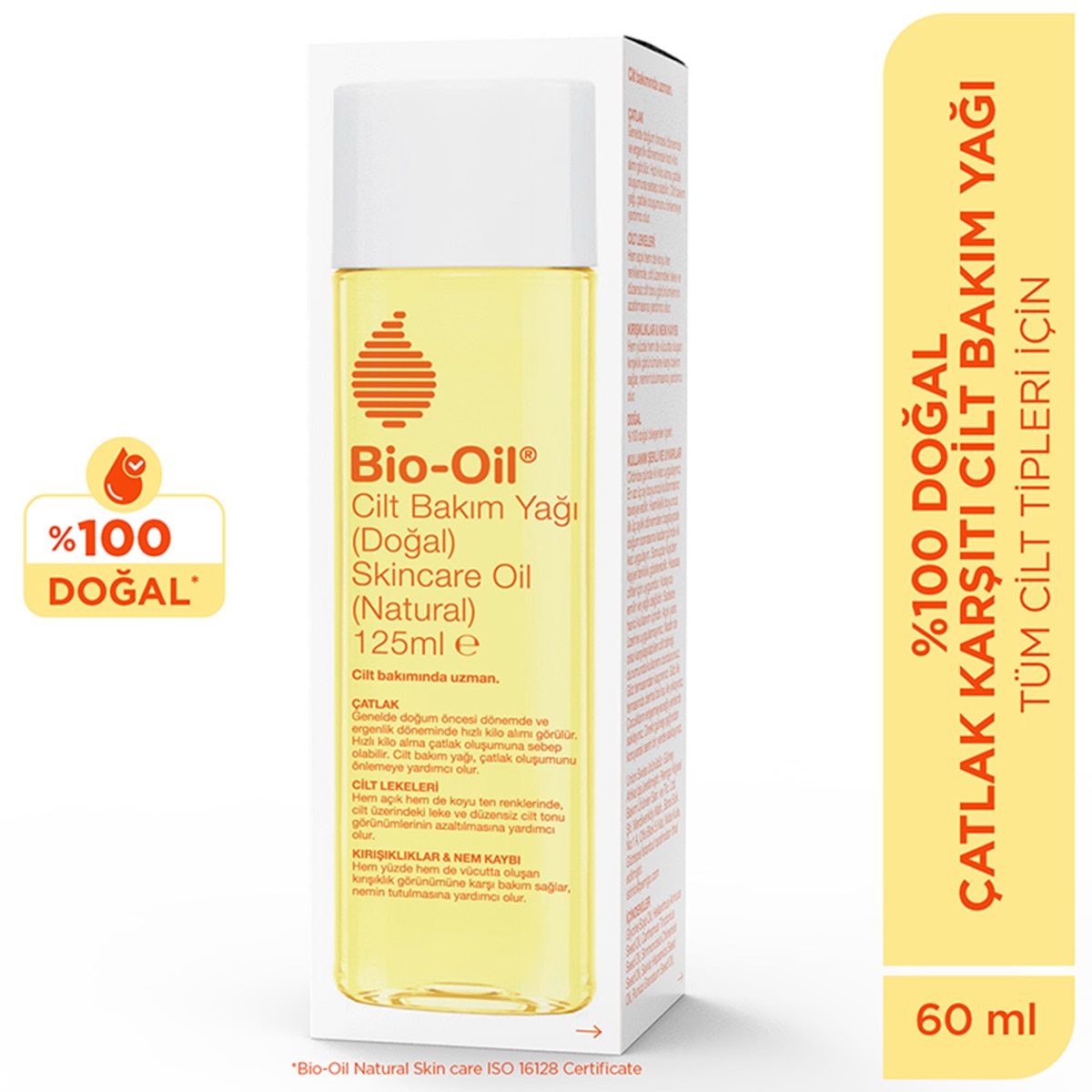  BIO-OIL BIO-OIL Bio-Oil Cilt Bakım Yağı Natural 125 ml 