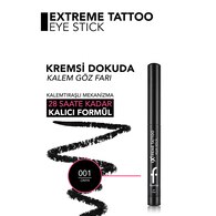  FLORMAR FLORMAR Flormar Extreme Tattoo Yüksek Pigmentli Jel Göz Kalemi No: 001 Onyx  1 of 4 