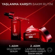 L'Oreal Paris Revitalift Lazer Yaşlanma Belirtileri Karşıtı Üçlü Peptit Bakım Serumu 30 ml
