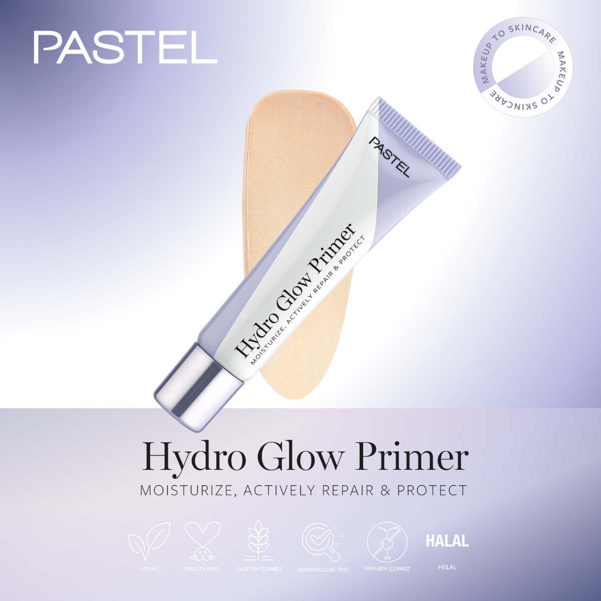  PASTEL PASTEL Pastel Make Up To Skin Care Aydınlatıcı ve Nemlendirici Makyaj Bazı  1 of 9 