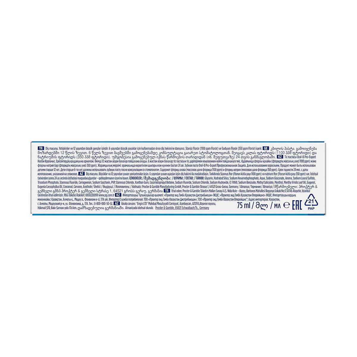  ORAL-B ORAL-B Oral-B Pro Expert Pro Koruma Himalaya Diş Macunu 75 ml  1 of 12 