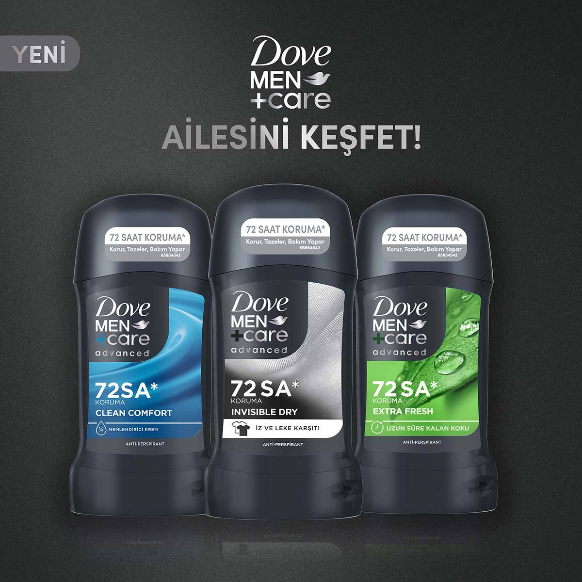 DOVE DOVE Dove Men Invisible Dry Stick Deodorant 50 ml 1 of 9
