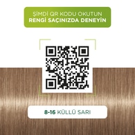 Palette Kalıcı Doğal Renkler 8-16 Küllü Sarı