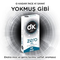 Okey Prezervatif Zero XL 10'lu