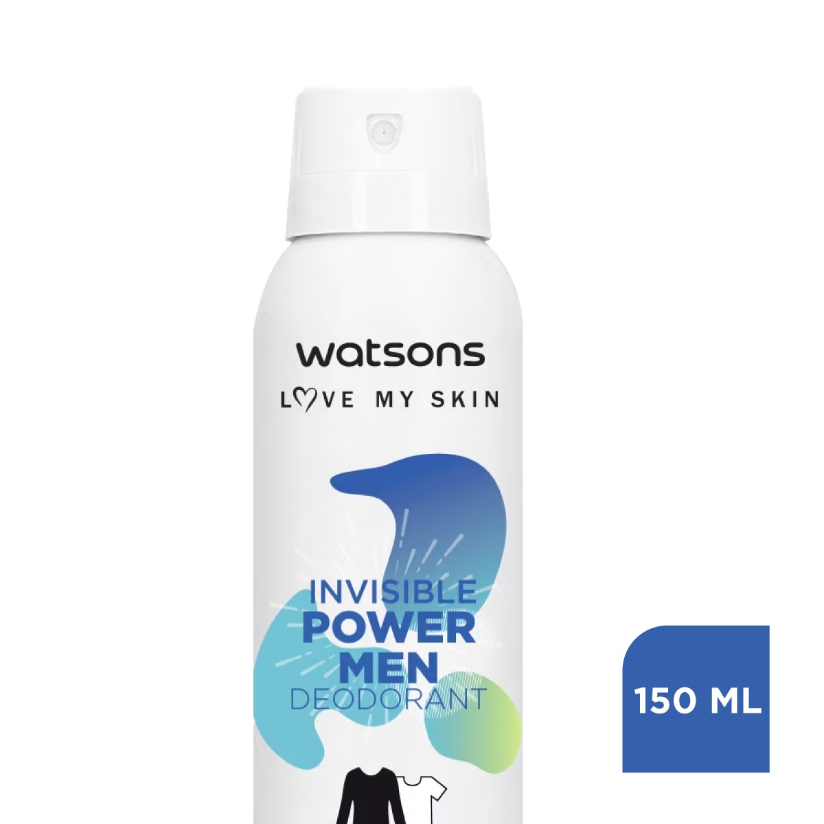  WATSONS WATSONS Watsons Power Men Deodorant Sprey Pudrasız 150 ml  1 of 1 Watsons Power Men Deodorant Sprey Pudrasız 150 ml