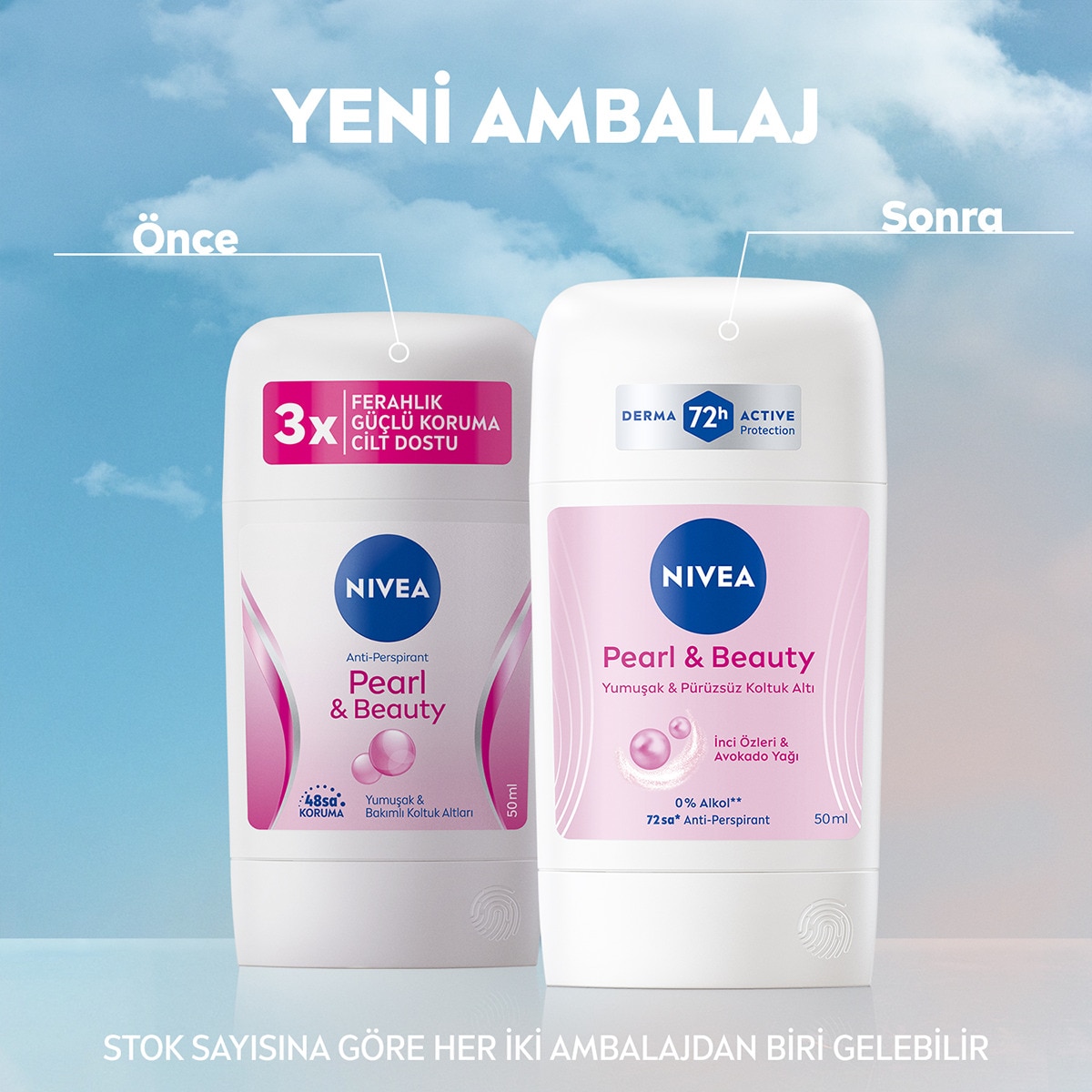NIVEA DEO NIVEA DEO Nivea Kadın Stick Deodorant Pearl&Beauty 50 ml 1 of 6