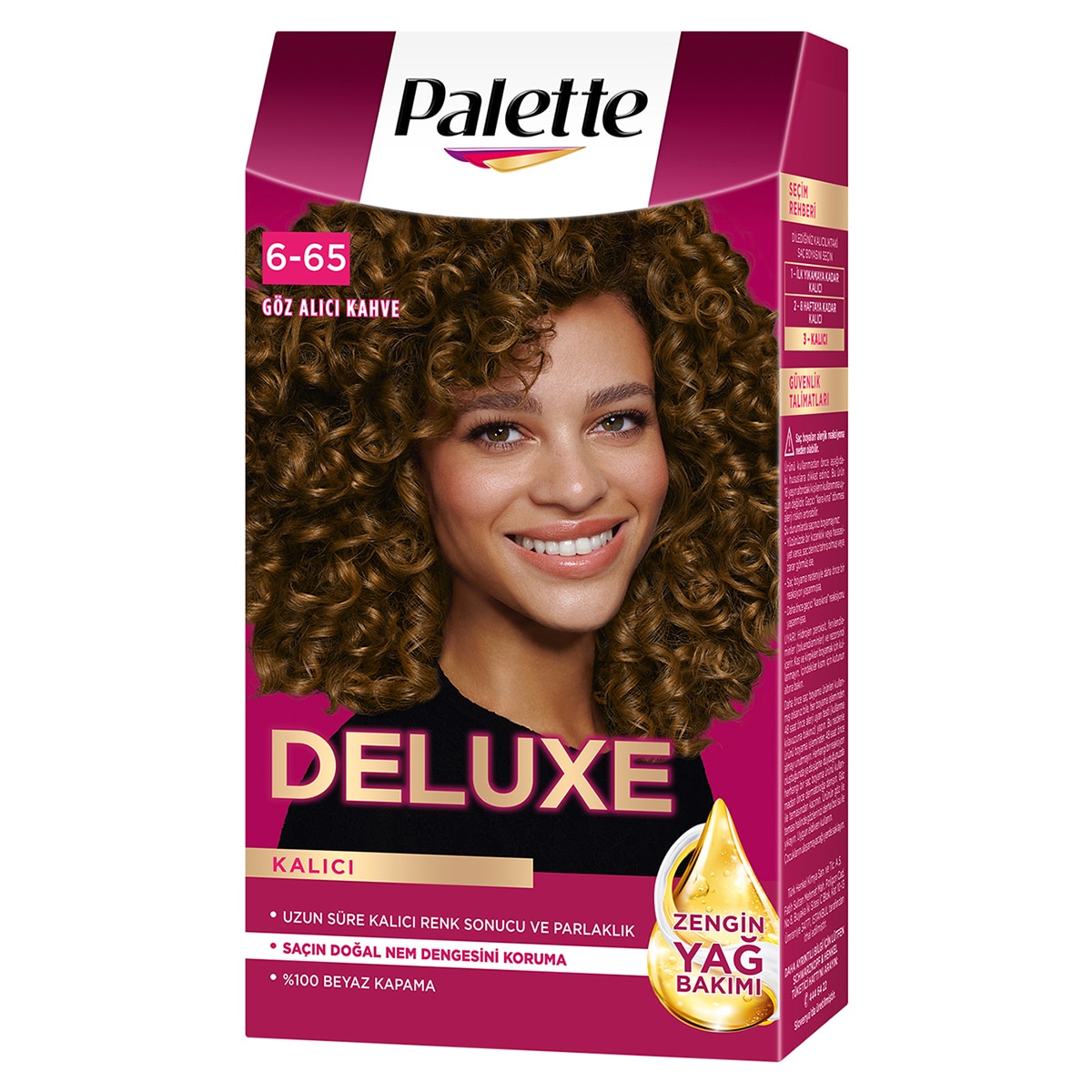  PALETTE PALETTE Palette Deluxe Saç Boyası 6-65 Göz Alıcı Kahve  1 of 9 
