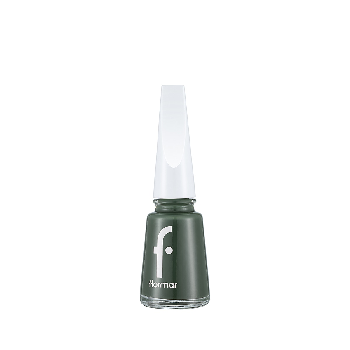  FLORMAR FLORMAR Flormar Nail Enamel Yoğun Pigmentli Parlak Oje No: 453 Khaki Green  1 of 6 