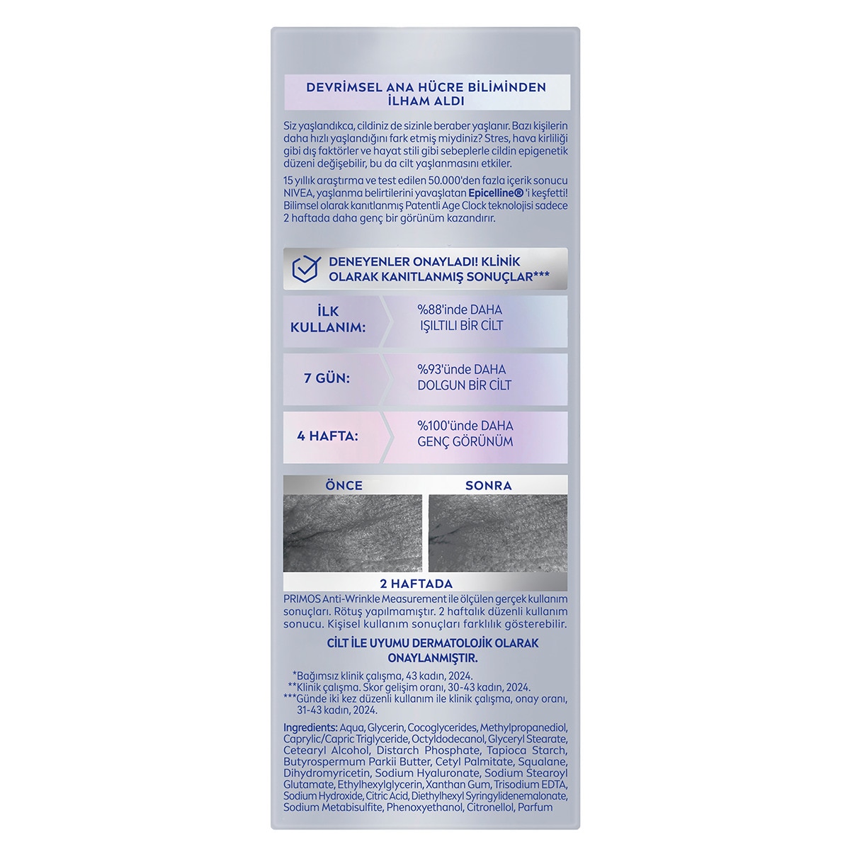  NIVEA VISAGE NIVEA VISAGE Nivea Cellular Epigenetics Rejuvenating Yaşlanma Karşıtı Cilt Serumu 30 ml  1 of 8 