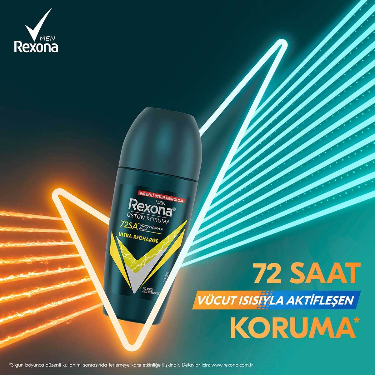 REXONA REXONA Rexona Recharge Erkek Roll On 50 ml 1 of 9