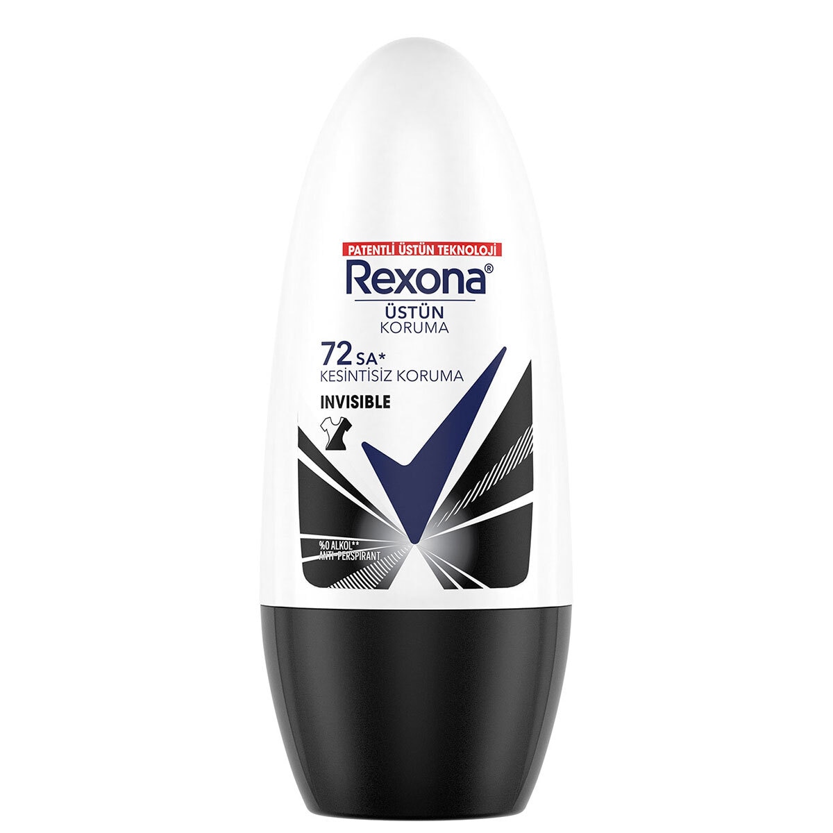  REXONA REXONA Rexona Üstün Koruma Kadın Roll On Deodorant Invisible 72 Saat Kesintisiz Koruma 50 ml  1 of 8 
