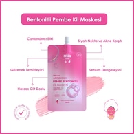 Mia Klinika Bentonitli Pembe Kil Maskesi 15 ml