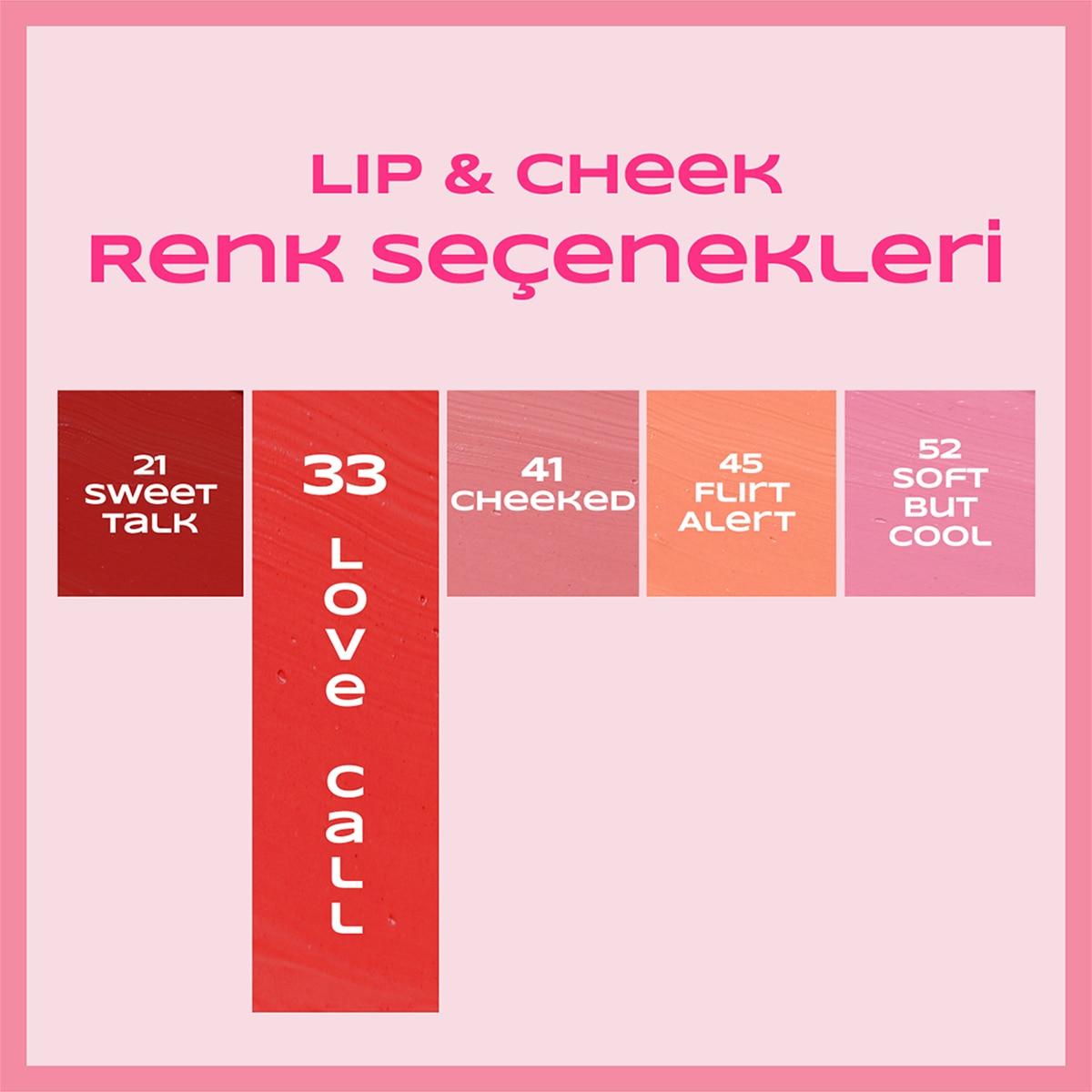  UNFILTER UNFILTER BEAUTY Unfilter Beauty Lip & Cheek 33 Love Call  1 of 1 Unfilter Beauty Lip & Cheek 33 Love Call