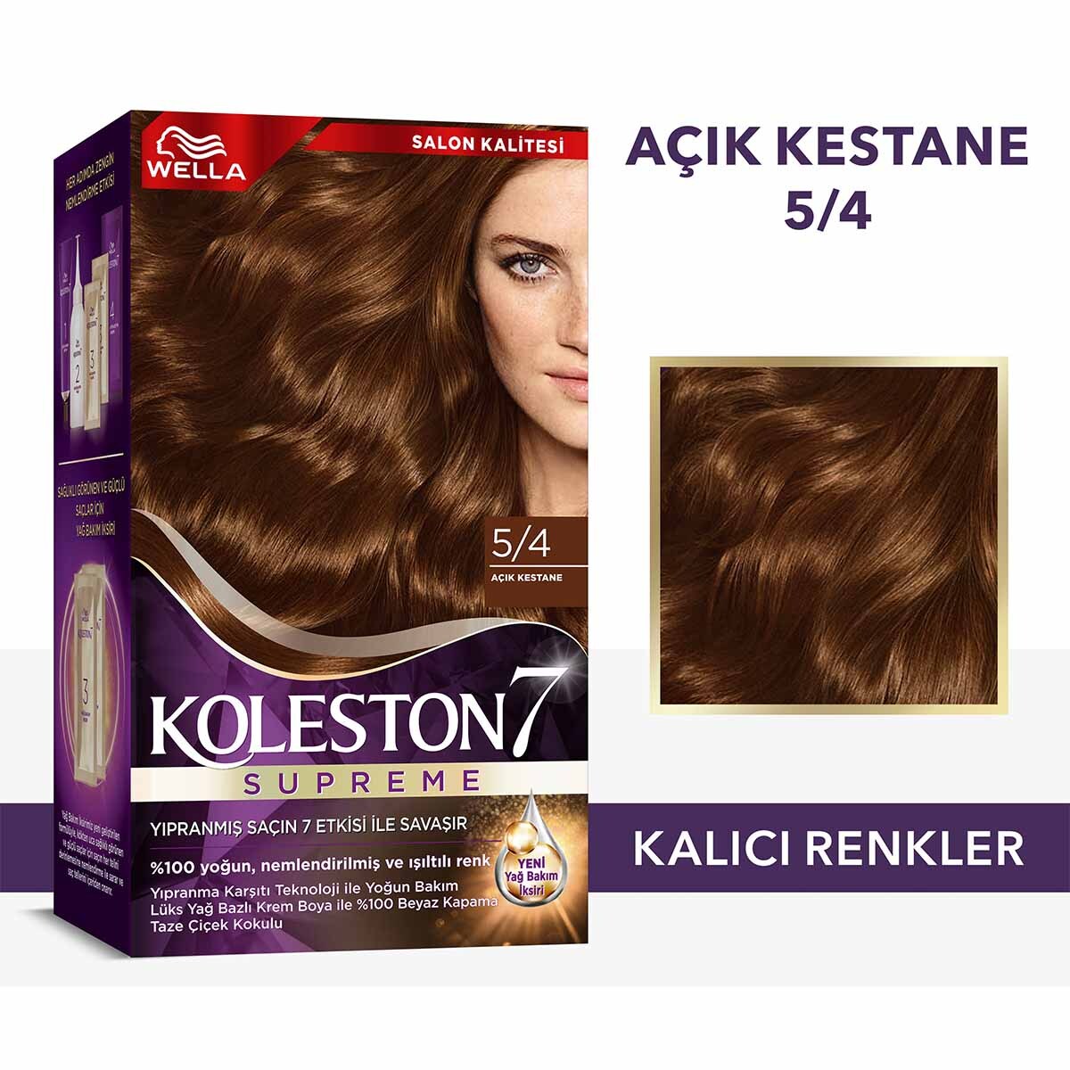 KOLESTON KOLESTON Wella Koleston Kit Saç Boyası Açık Kestane 5/4 1 of 9