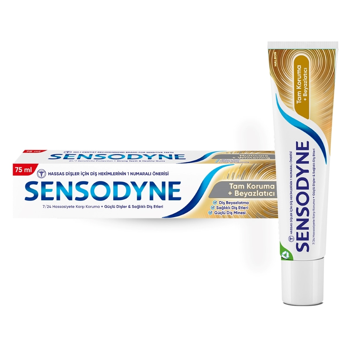 SENSODYNE SENSODYNE Sensodyne Tam Koruma ve Beyazlatıcı Diş Macunu 75 ml 1 of 6