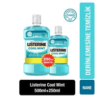 Listerine Ağız Bakım Suyu Cool Mint 500 ml + 250 ml