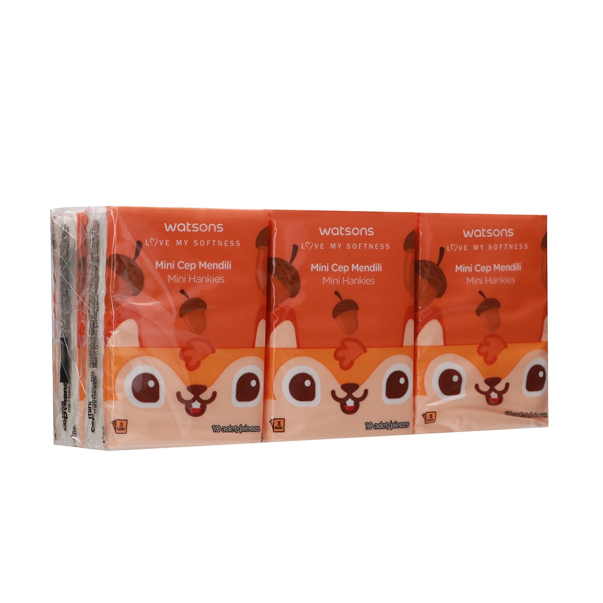  WATSONS WATSONS Watsons Love My Softness Mini Cep Mendili Sincap 10x6  1 of 2 