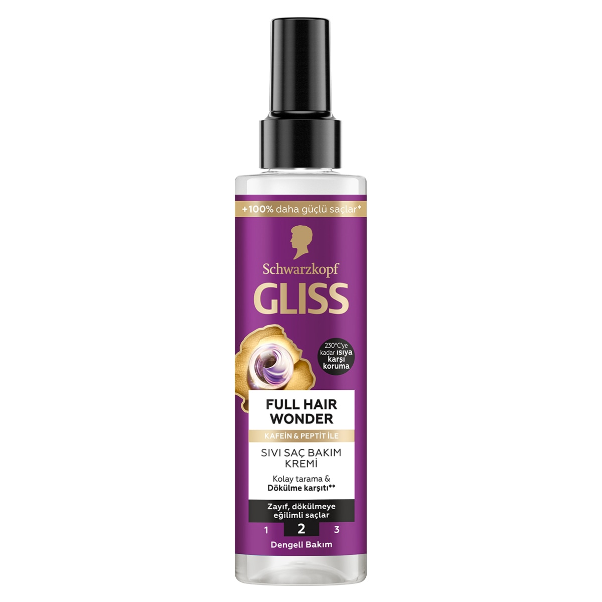  GLISS GLISS Glıss Sıvı Saç Kremi Full Hair Wonder 200 ml  1 of 9 