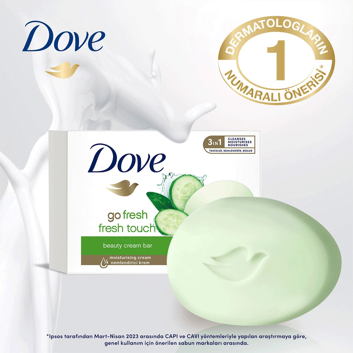  DOVE DOVE Dove Beauty Cream Bar Go Fresh Fresh Touch Nemlendirici Krem 90 g  1 of 8 
