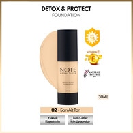 Note Detox Protect Fondöten No: 02 Natural Beige