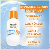 Garnier Ambre Solaire Invisible Serum Super UV Günlük Güneş Koruyucu Serum