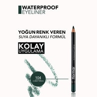 Flormar Suya Dayanıklı Mat Göz Kalemi No: 104
