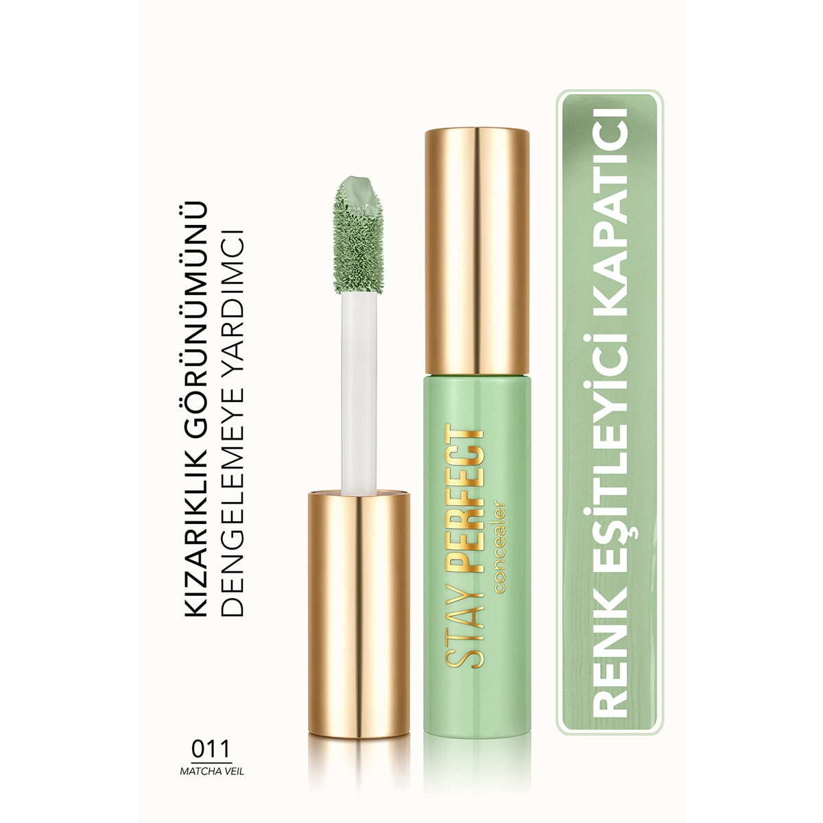 FLORMAR FLORMAR Flormar Stay Perfect Kapatıcı No: 011 Matcha Veil 1 of 4