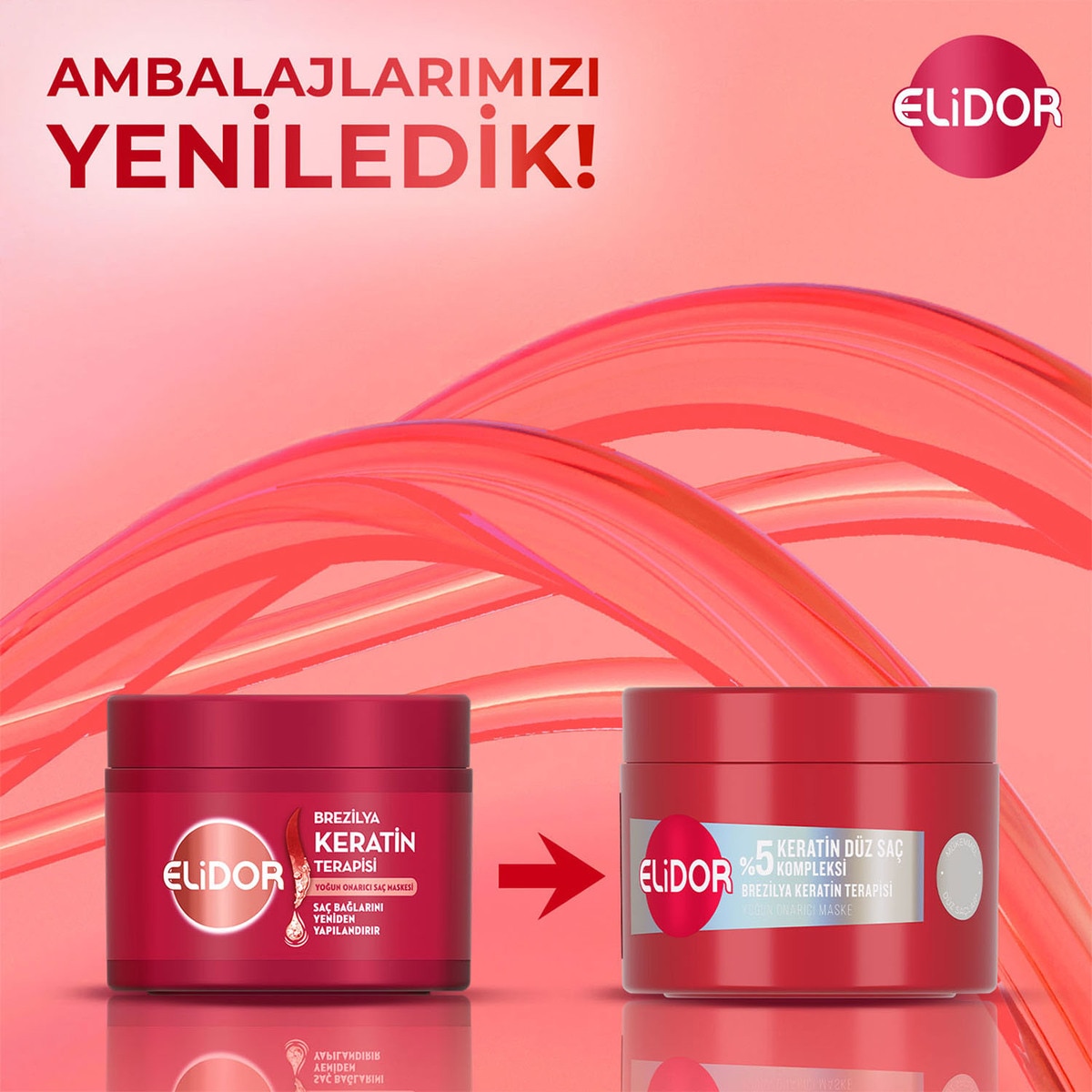  ELİDOR ELİDOR Elidor Brezilya Keratin Terapisi Yoğun Onarıcı Saç Maskesi 220 ml  1 of 9 
