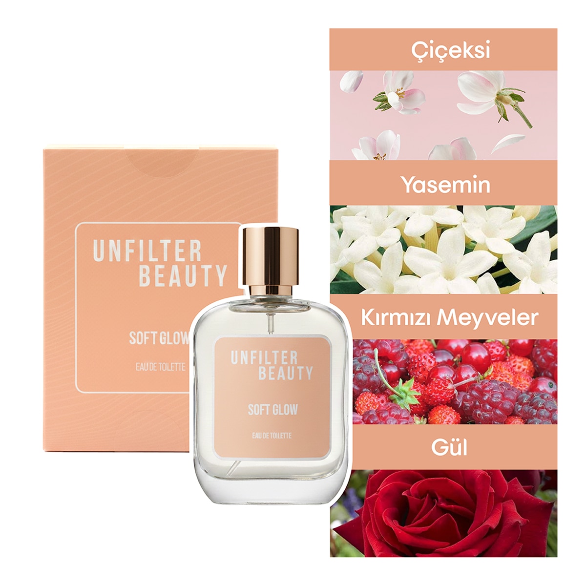 UNFILTER UNFILTER BEAUTY Unfilter Beauty Kadın Parfüm EDT Soft Glow 50 ml 1 of 4