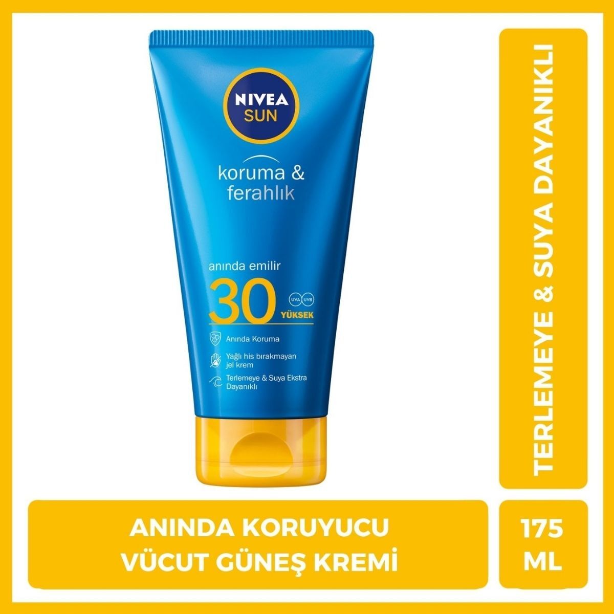  NIVEA SUN NIVEA SUN NIVEA SUN KORUMA&FERAH GÜNEŞ KREM PF30 175ML  NIVEA SUN KORUMA&FERAH GÜNEŞ KREM PF30 175ML