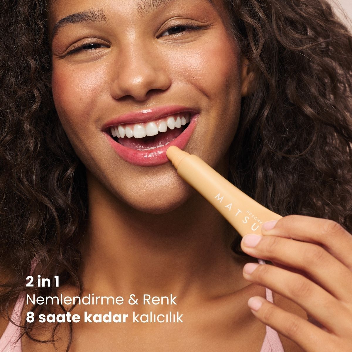  MATSU PROFESSIONAL MATSU PROFESSIONAL Matsu Peachy Dudak Balm 15 ml  1 of 6 