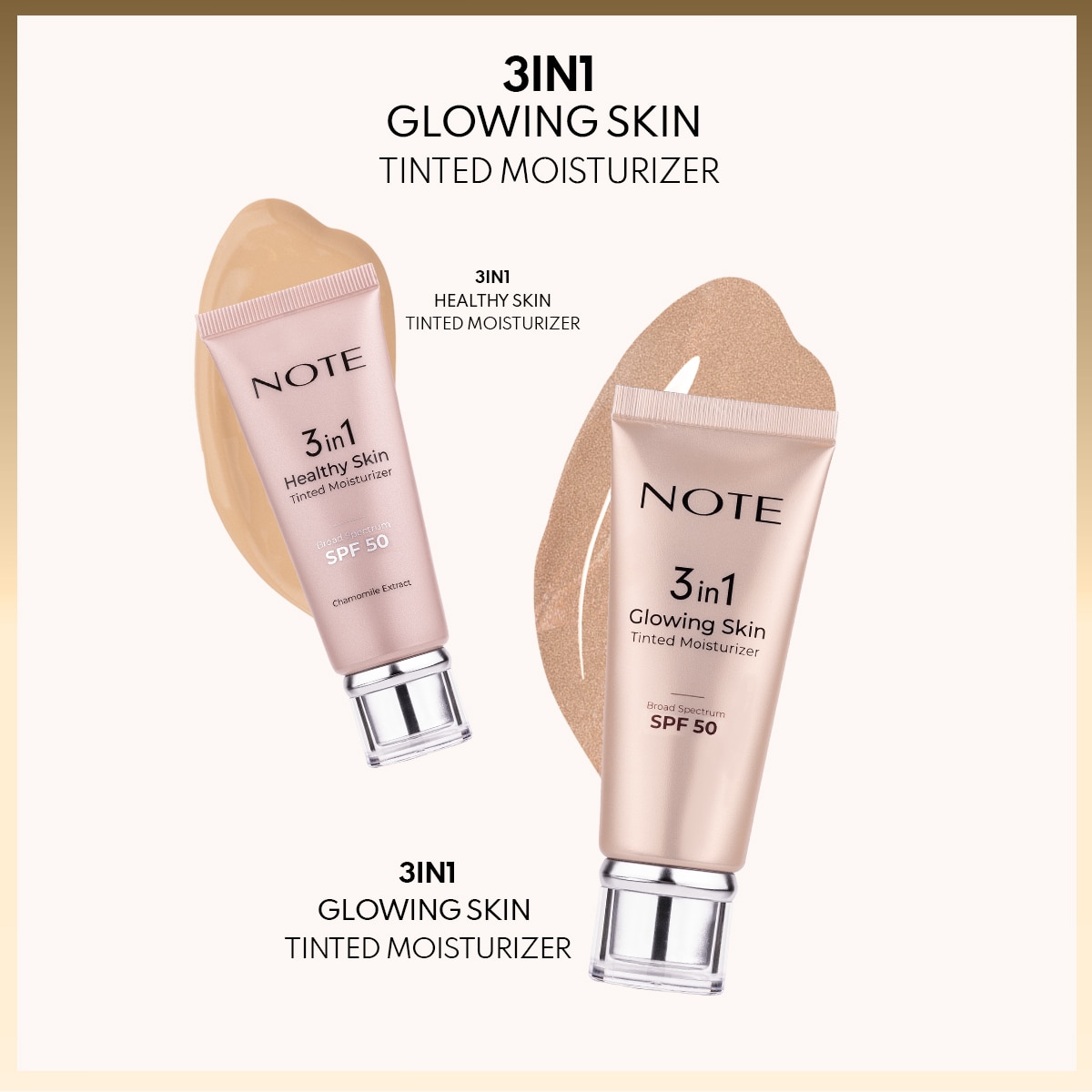 NOTE NOTE Note 3in1 Glowing Skin Tinted Nemlendirici 1 of 7