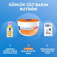  NIVEA VISAGE NIVEA VISAGE Nivea Care 7in1 C Vitamini İçeren Nemlendirici Ultra Hafif Enerji Yüz Kremi 100 ml  1 of 7 