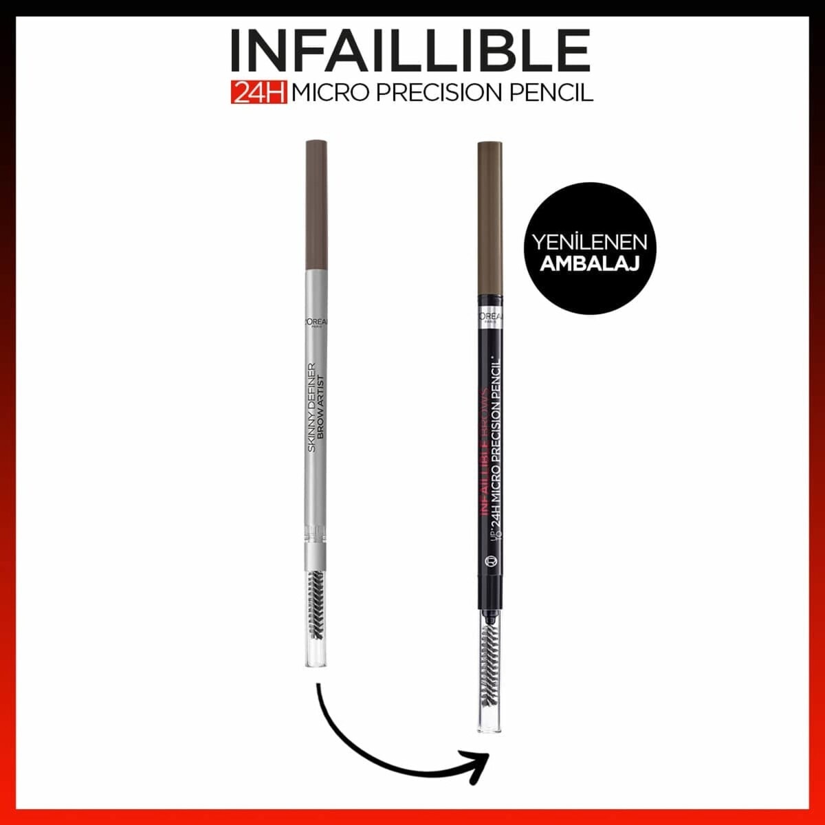 LOREAL PARIS LOREAL PARIS L'Oreal Paris Infaillible 24H Micro Precision Kaş Kalemi Light Brunette 1 of 4