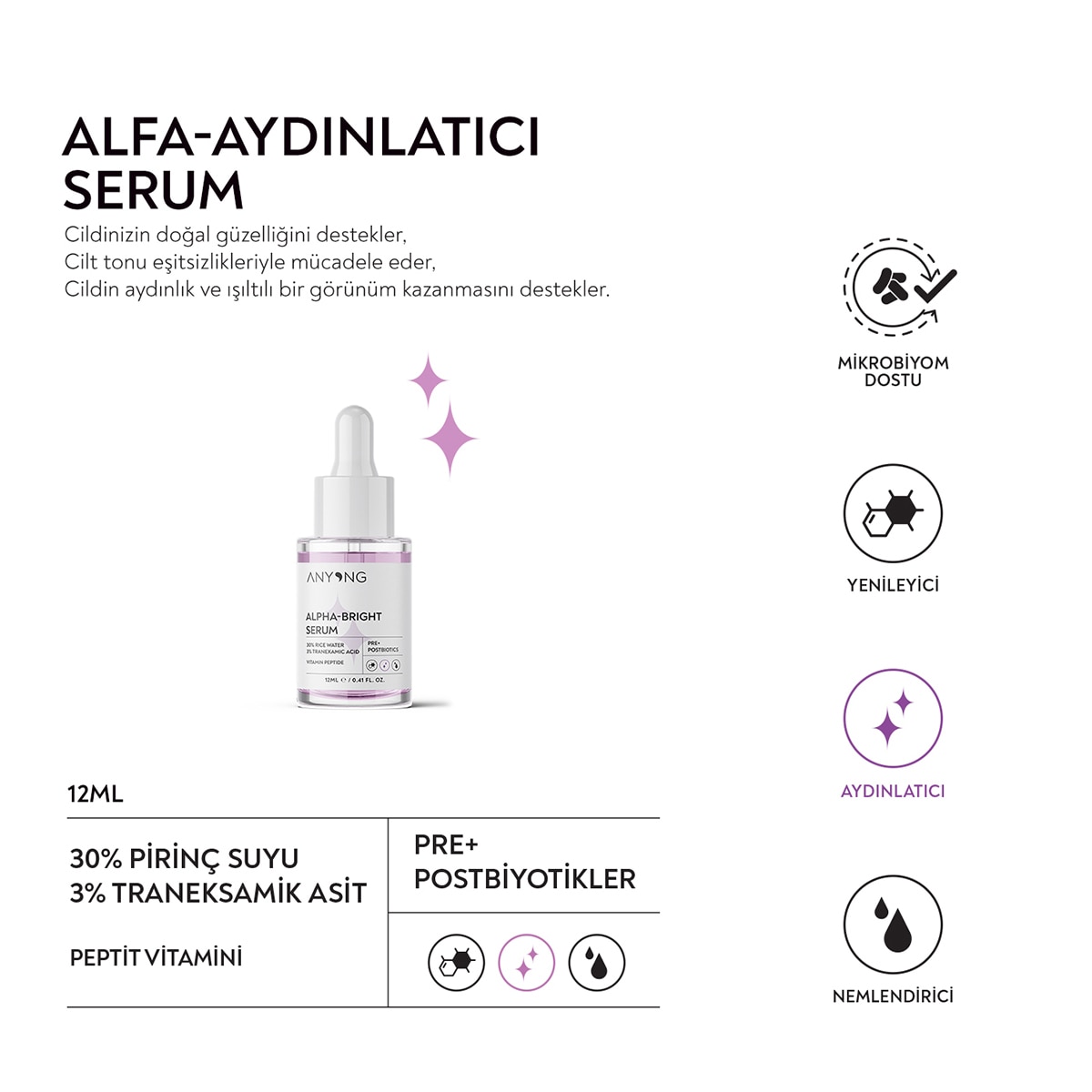 ANYONG ANYONG Anyong Cilt Tonu Eşitleyici Kit  1 of 7 