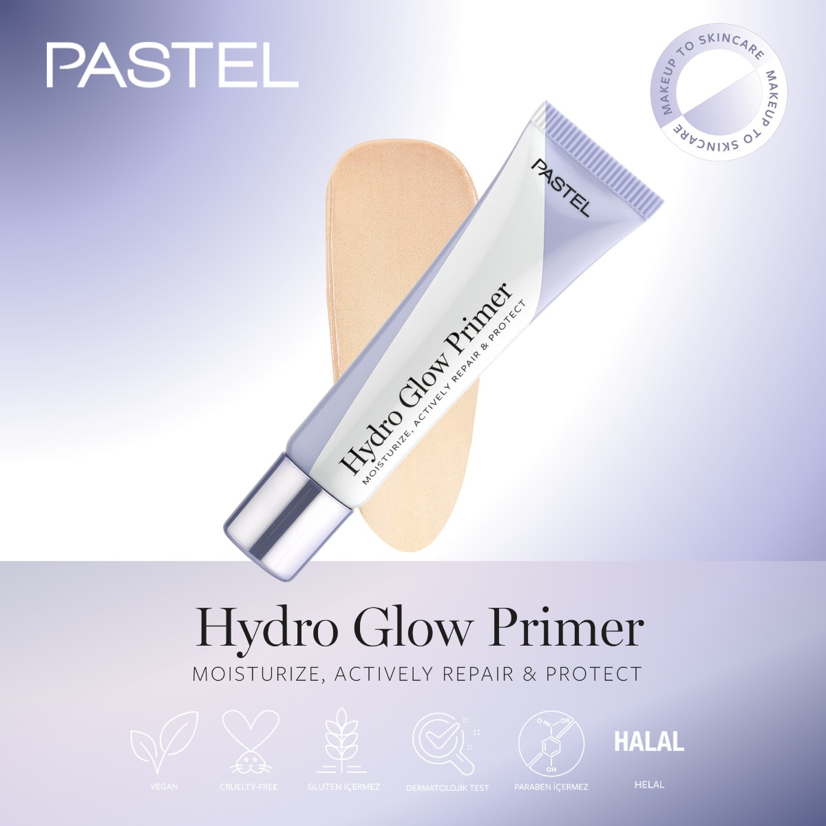  PASTEL PASTEL Pastel Make Up To Skin Care Aydınlatıcı ve Nemlendirici Makyaj Bazı  1 of 9 